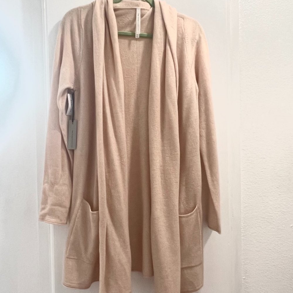 The Group by Babaton Hugo Sweater Open merino wool cardigan in Light Camel
